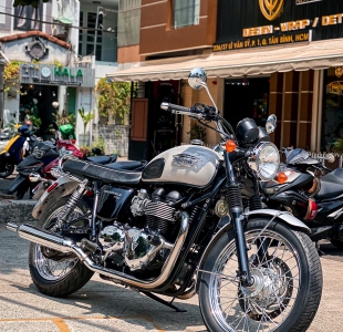 TRIUMPH T100 - XÁM PORSCHE