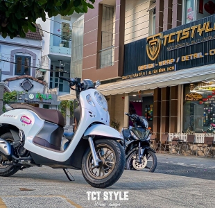 HONDA SCOOPY - TRẮNG ÁNH HỒNG