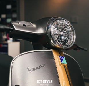 VESPA - PHỐI ĐEN VÀNG ĐỒNG
