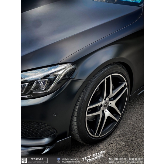 Mercedes C300 -  Satin Ceramic Black