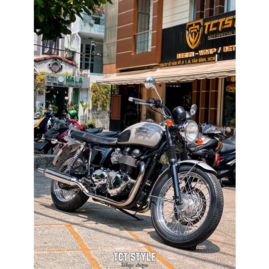 TRIUMPH T100 - XÁM PORSCHE