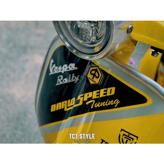 VESPA RALLY - TEM THIẾT KỂ