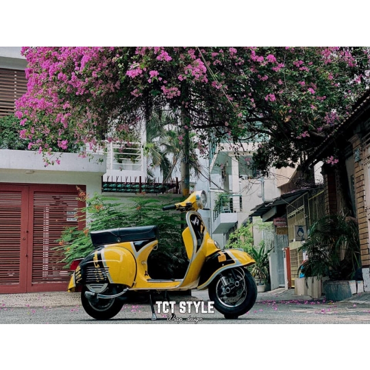VESPA RALLY - TEM THIẾT KỂ