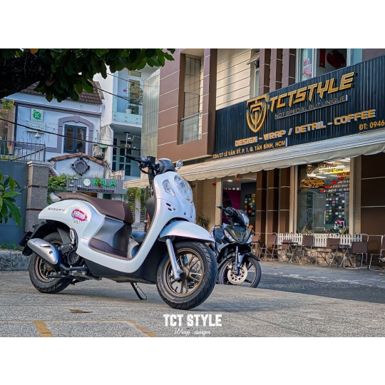 HONDA SCOOPY - TRẮNG ÁNH HỒNG