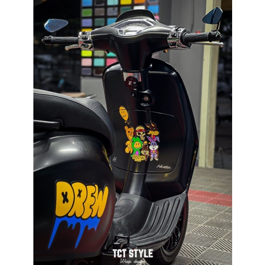 VESPA - TEM XE HOẠT HÌNH