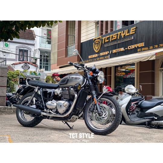 Triumph T120 GoldLine - PPF TPU