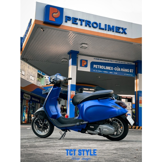 VESPA - XANH DƯƠNG PHỐI ĐEN