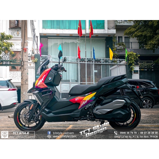 BMW C400X - TEM THIẾT KẾ RIÊNG